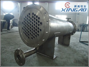 純鈦換熱器！制造好驗收結(jié)束！